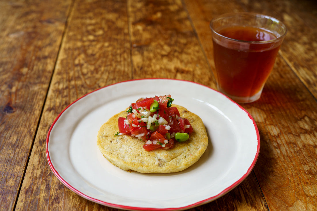 NATTO IN THE PANCAKE.