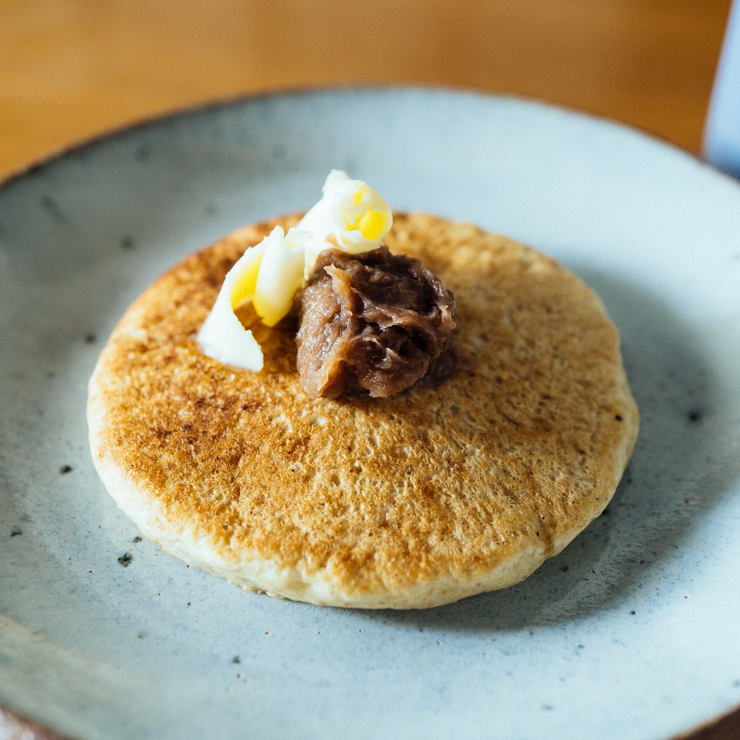 畑で採れたピーナッツのあんこ