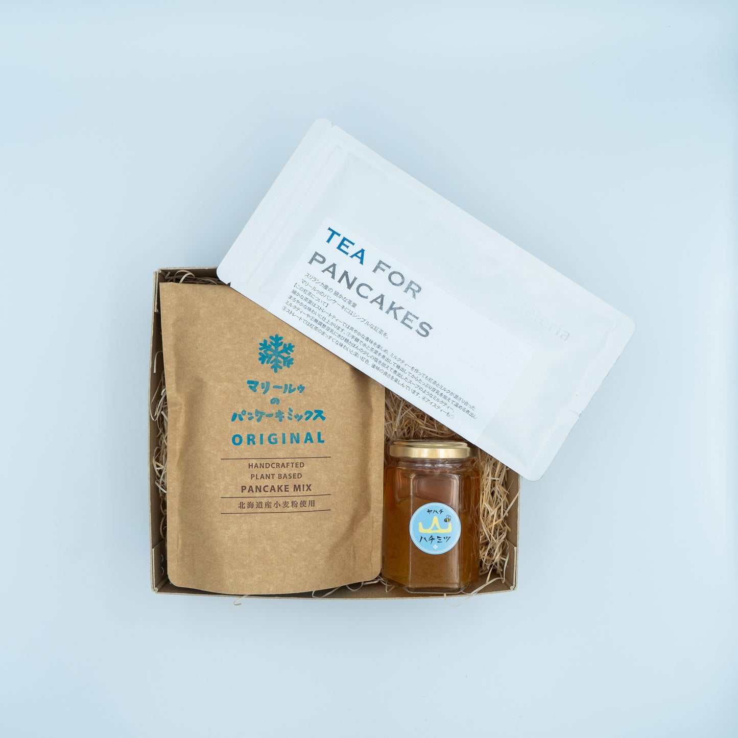 【ギフト】マリールゥのパンケーキミックスと紅茶とハチミツ